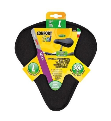 Coprisella bici con imbottitura comfort gel 24x21cm taglia L