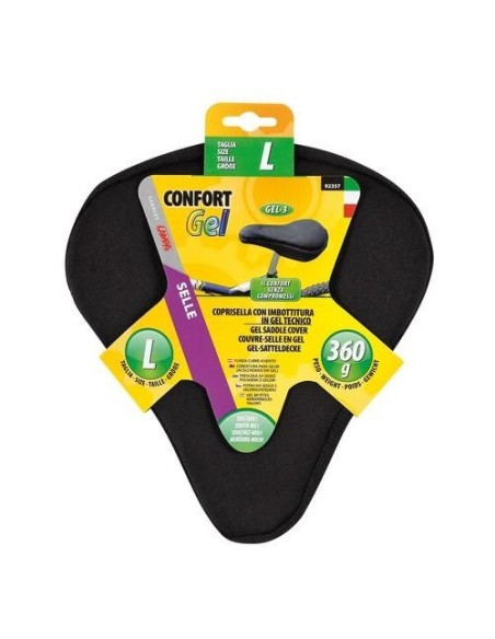 Coprisella bici con imbottitura comfort gel 24x21cm taglia L