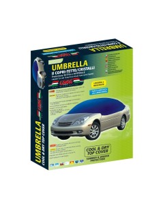 Copritetto cristalli parasole auto impermeabile taglia M
