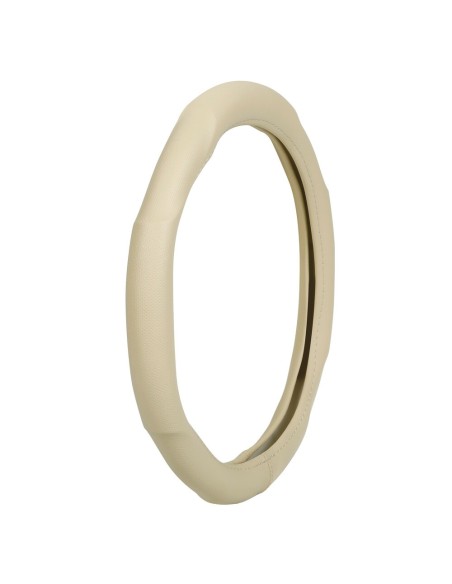 Coprivolante auto universale 37 39cm in similpelle Beige