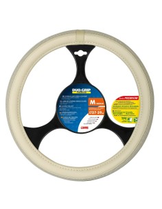 Coprivolante auto universale 37 39cm in similpelle Duo Grip Beige