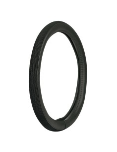 Coprivolante auto universale 37 39cm in similpelle Duo Grip Nero 2