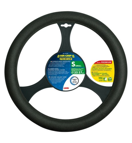 Coprivolante auto universale in poliestere atossico Air Grip nero 35 37cm