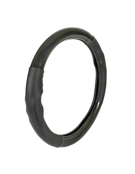 Coprivolante auto universale in similpelle carbon look Nova 37 39cm