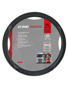 Coprivolante camion GT Sport nero argento in TPE taglia XL 49 51cm