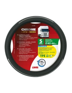 Coprivolante camion in eco pelle traforata Crome Strip Premium 42 44cm