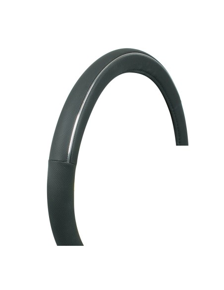 Coprivolante camion in eco pelle traforata Crome Strip Premium 42 44cm