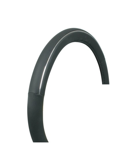 Coprivolante camion in eco pelle traforata Crome Strip Premium 44 46cm