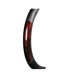 Coprivolante camion in similpelle con inserti perlato rosso taglia S 42 4 2