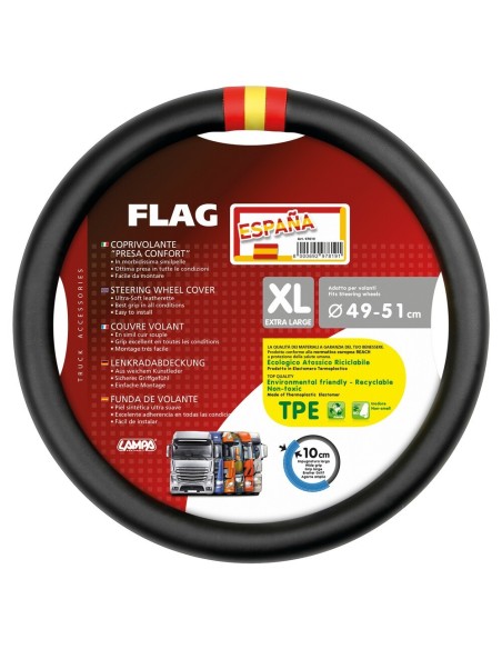 Coprivolante camion in similpelle Flag Espana taglia XL 49 51cm