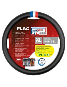 Coprivolante camion in similpelle Flag France taglia XL 49 51cm