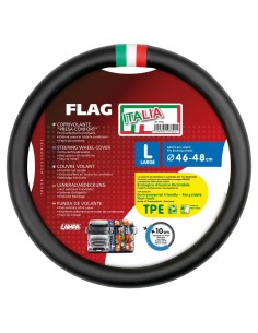 Coprivolante camion in similpelle Flag Italia taglia L 46 48cm