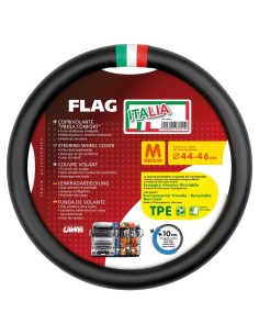 Coprivolante camion in similpelle Flag Italia taglia M 44 46cm