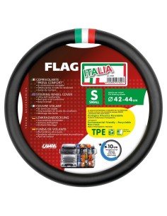 Coprivolante camion in similpelle Flag Italia taglia S 42 44cm