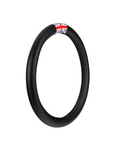 Coprivolante camion in similpelle Flag UK taglia M 44 46cm 2