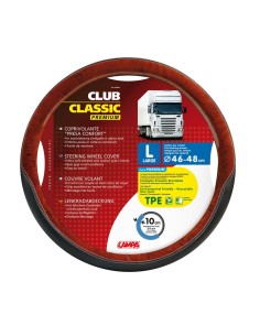 Coprivolante camion in TPE con inserti in radica look Club 46 48cm