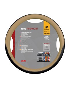 Coprivolante camion in TPE similpelle beige Club Premium 44 46cm