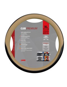 Coprivolante camion in TPE similpelle beige Club Premium 49 51cm