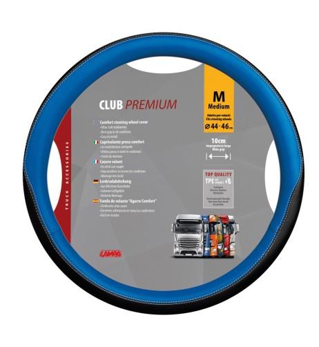 Coprivolante camion in TPE similpelle Blu Club Premium 44 46cm