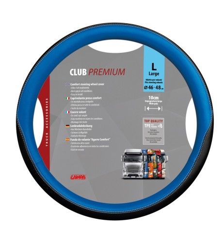Coprivolante camion in TPE similpelle Blu Club Premium 46 48cm