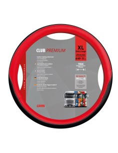 Coprivolante camion in TPE similpelle Rosso Club Premium 49 51cm