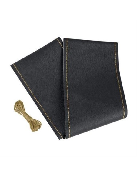 Coprivolante camion Premium Truck in pelle nera beige da cucire 44 46cm