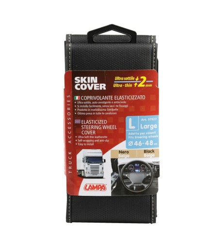 Coprivolante elasticizzato Camion ultra sottile Nero Beige 44 46cm