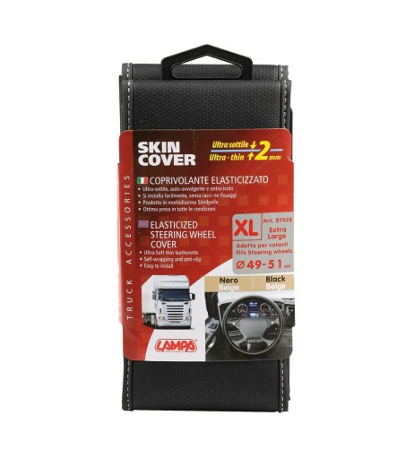 Coprivolante elasticizzato Camion ultra sottile Nero Beige 49 51cm