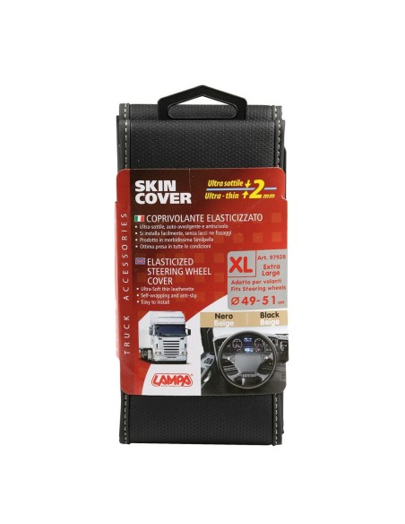 Coprivolante elasticizzato Camion ultra sottile Nero Beige 49 51cm