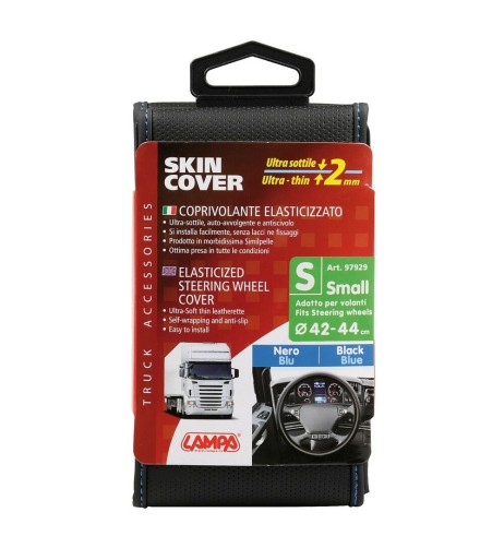 Coprivolante elasticizzato Camion ultra sottile Nero Blu 42 44cm
