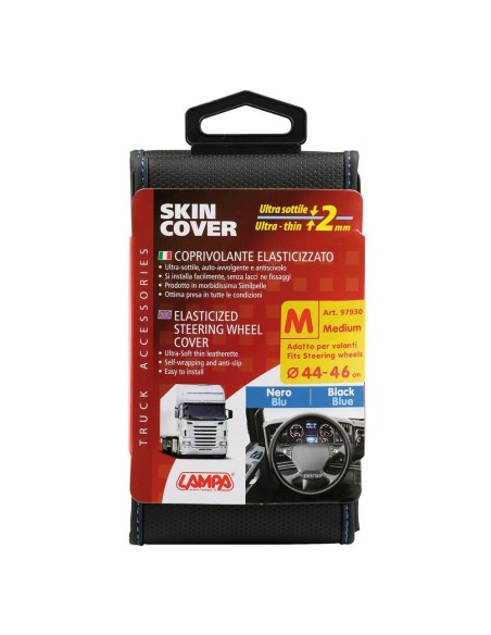Coprivolante elasticizzato Camion ultra sottile Nero Blu 44 46cm