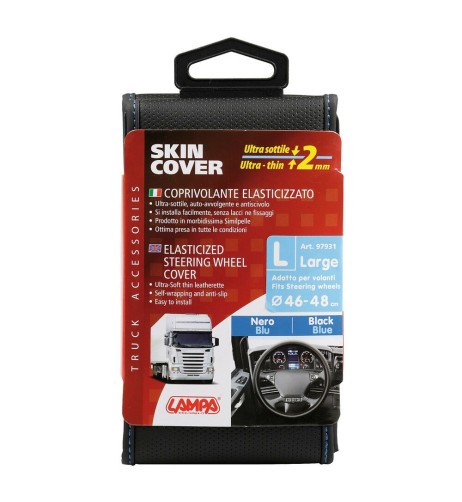 Coprivolante elasticizzato Camion ultra sottile Nero Blu 46 48cm
