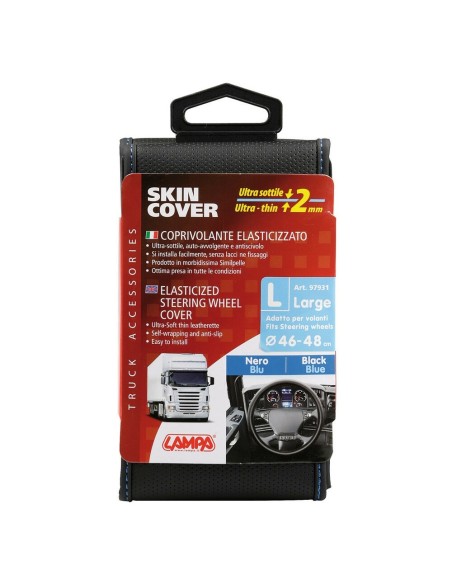 Coprivolante elasticizzato Camion ultra sottile Nero Blu 46 48cm