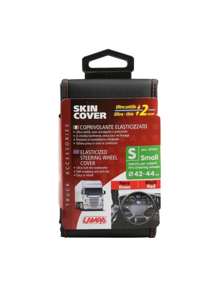 Coprivolante elasticizzato Camion ultra sottile Nero Rosso 42 44cm