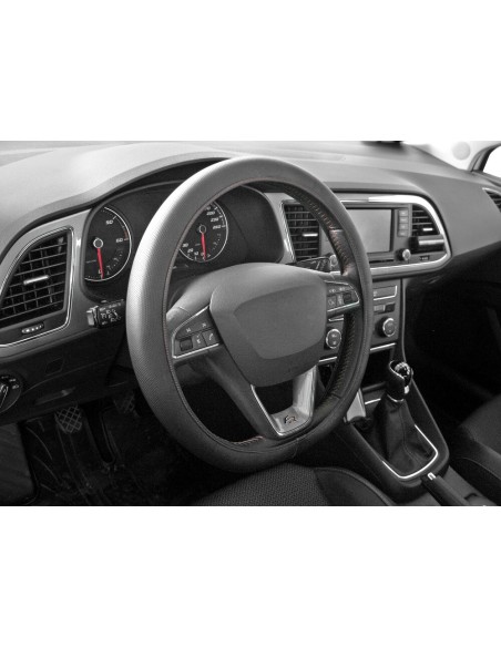 Coprivolante elasticizzato ultra sottile Nero Rosso 35 37cm