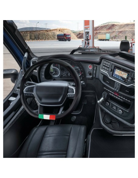 Coprivolante Flag Italia su misura Iveco S Way dal 2019