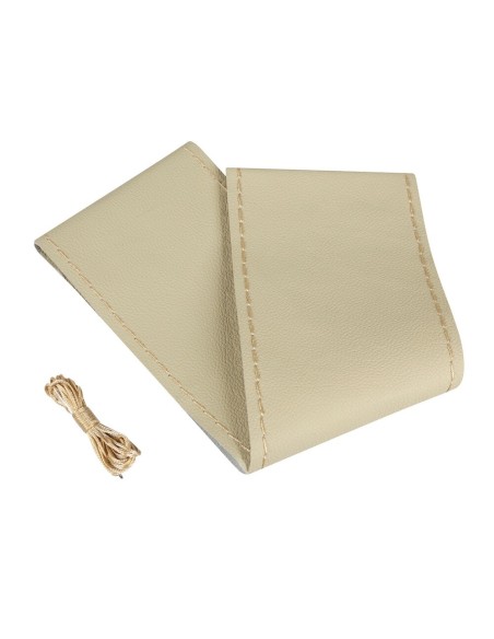 Coprivolante in pelle da cucire mod Premium volante da 37 39cm Beige