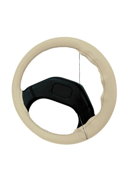 Coprivolante in pelle da cucire mod Premium volante da 37 39cm Beige