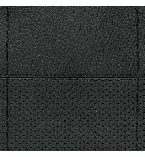 Coprivolante in pelle da cucire mod Sport volante da 37 39cm Nero