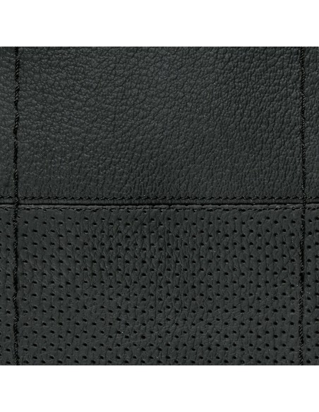 Coprivolante in pelle da cucire mod Sport volante da 37 39cm Nero