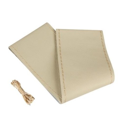 Coprivolante in pelle da cucire mod Standard volante da 37 39cm Beige