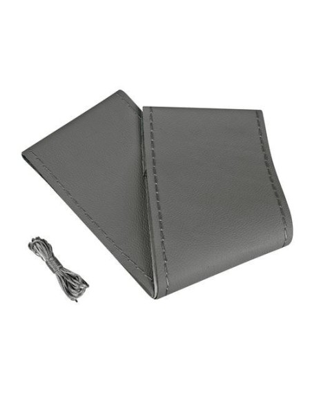Coprivolante in pelle da cucire mod Standard volante da 37 39cm Grigio