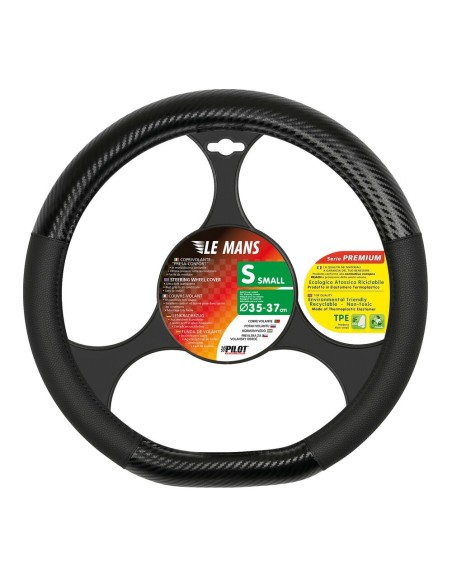 Coprivolante per volanti sportivi in Similpelle carbon 35 37cm