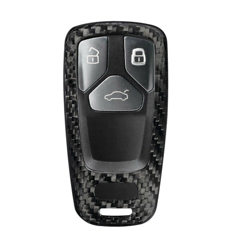 Cover in vera fibra di carbonio per chiavi auto Audi 3