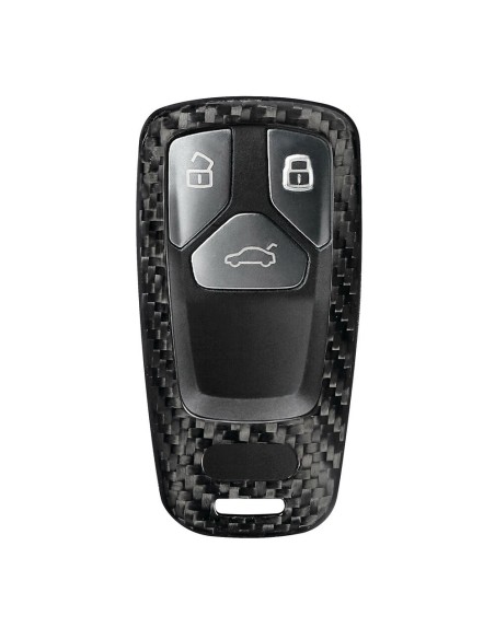 Cover in vera fibra di carbonio per chiavi auto Audi 3