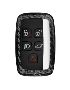 Cover in vera fibra di carbonio per chiavi auto Jaguar Land Rover 1
