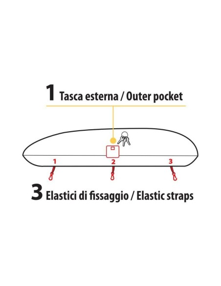 Cover protettiva per box da tetto L 175 205cm