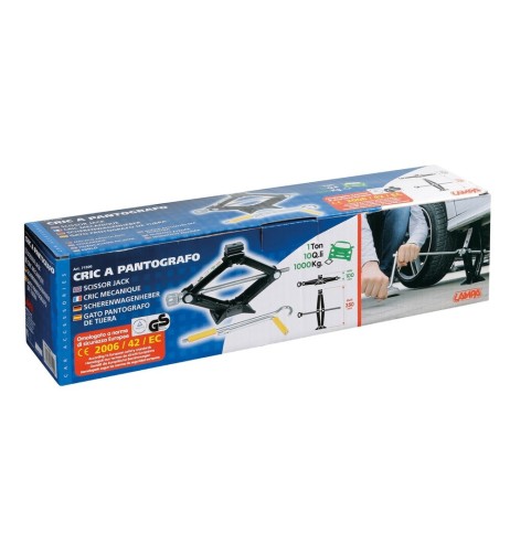 Cric a pantografo omologato 1000kg