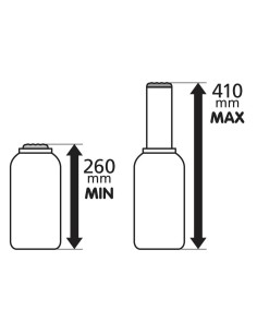 Cric idraulico omologato 50000Kg alzata 260 410mm 2