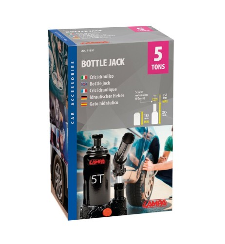 Cric idraulico omologato 5000kg